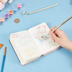 2шт алюминиевый наклонный тонкий маркер для рисования&nbsp;AJEW-GF0006-55