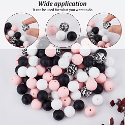 100 шт. Силиконовые бусины&nbsp;SIL-BC0001-01