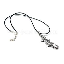 Сплав ожерелья шкентеля&nbsp;NJEW-S381-090