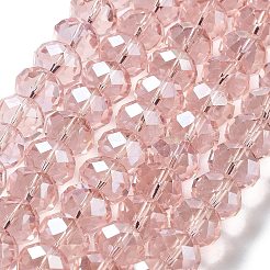 Стеклянные бусины с гальваническим покрытием &nbsp;GR12MMY-59AB