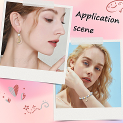 10шт латунные подвески из кубического циркония с микро-паве&nbsp;KK-BBC0015-97