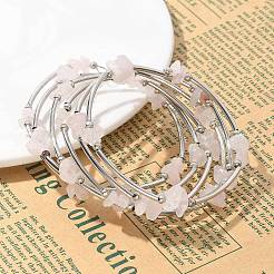 Драгоценный камень чип нити основы браслеты&nbsp;X-BJEW-JB01517-01