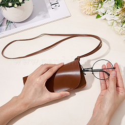 Прямоугольный футляр для очков из искусственной кожи&nbsp;AJEW-WH20130-58A