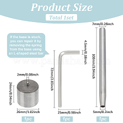 Инструмент для сверления отверстий из стали и кожи AJEW-WH0471-153B