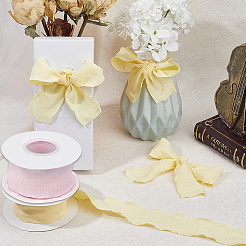 2 рулон двухцветной полиэстеровой гофрированной ленты для шитья и декорирования&nbsp;OCOR-CY0003-19A