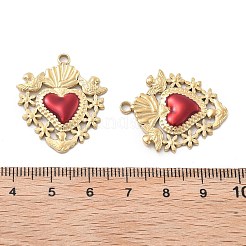 Подвески из нержавеющей стали 304 с эмалью&nbsp;STAS-Z121-38G-01