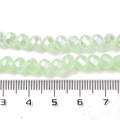 Запекание гальванических нитей стеклянных бусин&nbsp;LS-DGLA-A039-J10mm-B17