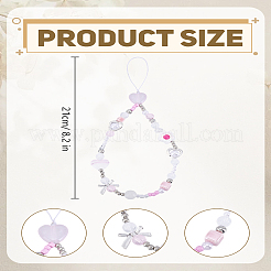 1 шт. подвеска в виде цветка в форме сердца из смолы&nbsp;AJEW-LP0004-57