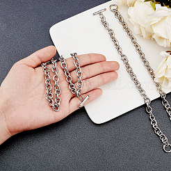 Браслеты-цепочки из нержавеющей стали 304&nbsp;BJEW-UN0001-06P