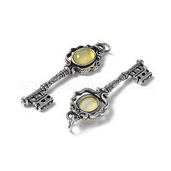 Ключ латунь драгоценного камня большие подвески&nbsp;KK-D361-01AS