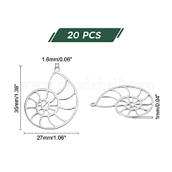 20 шт. подвески из нержавеющей стали 201&nbsp;STAS-DC0007-14
