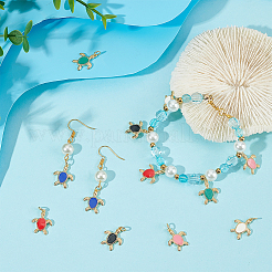 12шт 6 цвета латунные подвески&nbsp;KK-NB0003-37