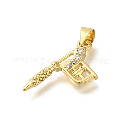 Стойки обшивки латунь микро проложить Циркон подвеску&nbsp;KK-Z086-63G-01