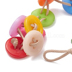 Акриловые пуговицы для пришивания браслетов из бисера&nbsp;BJEW-JB12742