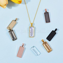 36шт 9 цвета сплава подвеска кабошон настройки&nbsp;DIY-SZ0001-05