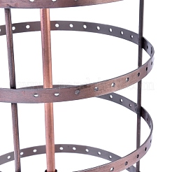 Утюг 4 ярус вращающийся органайзер для ювелирных изделий подставка для серег&nbsp;NDIS-K002-03R