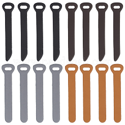 24 шт. 4 цвета искусственной кожи фиксатор молнии сменный для ремонта сумочки для багажа аксессуары&nbsp;DIY-GF0011-62B