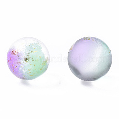 Прозрачные бусины из матового стекла&nbsp;GLAA-N035-05A-05