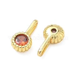 Латунные микро проложить кубического циркония подвески&nbsp;KK-L264-01G