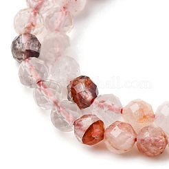 Нити бусин из натурального железистого кварца&nbsp;G-B142-A01-4mm