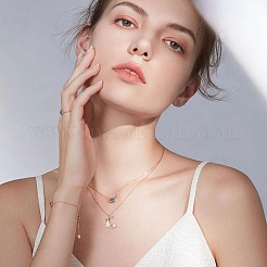 10 шт. латунный подвесной браслет с микропаве из кубического циркония&nbsp;KK-GO0001-79