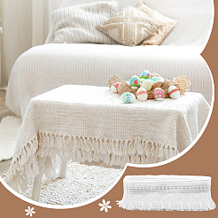 7~7.25 ярд полиэстеровой кружевной отделки с кисточками&nbsp;DIY-FG0004-99