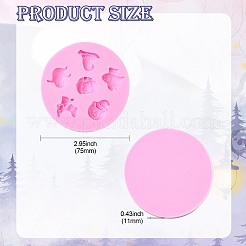 1 набор из 2 силиконовых форм 2 стилей на тему Хэллоуина для поделок своими руками&nbsp;ST-CJ0007-72