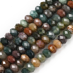 Природного индийского агата шарик нити&nbsp;G-D344-A04