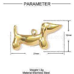 Подвески из нержавеющей стали 304&nbsp;STAS-OY001-58G