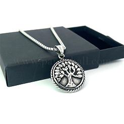 Винтажные подвески из нержавеющей стали в виде дерева жизни для женщин и мужчин&nbsp;CL4883