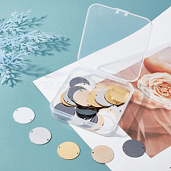 50 шт. 5 гладких латунных звена&nbsp;KK-BC0002-14