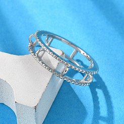 Оригинальный дизайн 925 серебряная петля для кольца&nbsp;FIND-Z078-01P