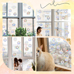 ПВХ водонепроницаемая декоративная наклейка для витрины&nbsp;DIY-WH20007-17J
