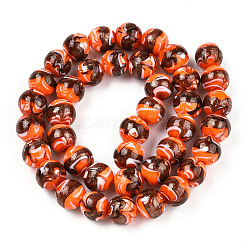 Бусины ручной работы бусины золотого песка&nbsp;LAMP-N028-001G