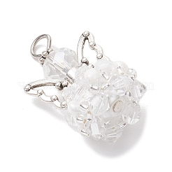 Стеклянные подвески&nbsp;PALLOY-MZ00665-10