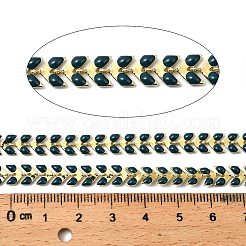 Латунные эмалевые листовые цепи&nbsp;CHC-F021-02G-08