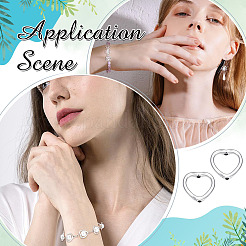 120 шт. рамка для бусин в тибетском стиле в форме сердца&nbsp;FIND-ME0002-38