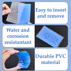 Держатели визитных карточек из ПВХ&nbsp;AJEW-CP0009-25