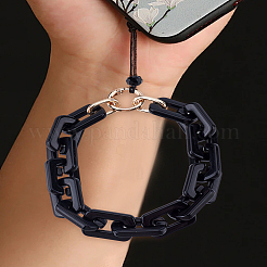 1 шт. ремешки для мобильных телефонов из сплава и акрила&nbsp;HJEW-LP0001-48B