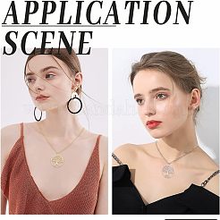 8 шт. 4-х цветные филигранные латунные подвески в виде дерева жизни&nbsp;KK-NB0002-56