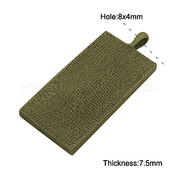 Сеттинги для кулона(кабошонов)&nbsp;LS-PALLOY-2418-AB-FF