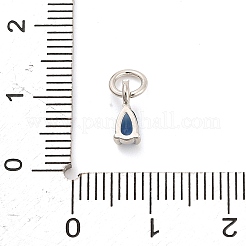 Латунные микро проложить кубического циркония подвески&nbsp;KK-H527-13P-02