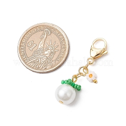 Подвеска из бисера в виде томатного стекла&nbsp;HJEW-MZ00264-02