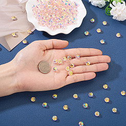 200 шт. Гальванические стеклянные бусины&nbsp;EGLA-TA0001-96A