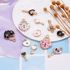 Подвески из сплава эмали 60шт 12 стиля&nbsp;ENAM-PJ0001-05