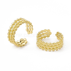 Ионное покрытие(ip) 304 нержавеющая сталь манжета кольцо для женщин&nbsp;LS-RJEW-C060-18G