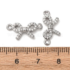 Латунные подвески из прозрачного кубического циркония&nbsp;ZIRC-L105-12P