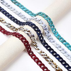 5 прядь 5 цвета акриловые панцирные цепи&nbsp;CHAC-CA0001-01