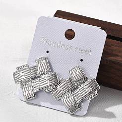 Серьги-гвоздики из нержавеющей стали 304 для женщин&nbsp;LS-EJEW-K306-26P