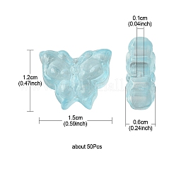 50шт прозрачная стеклянная бусина&nbsp;GLAA-FS0001-75
